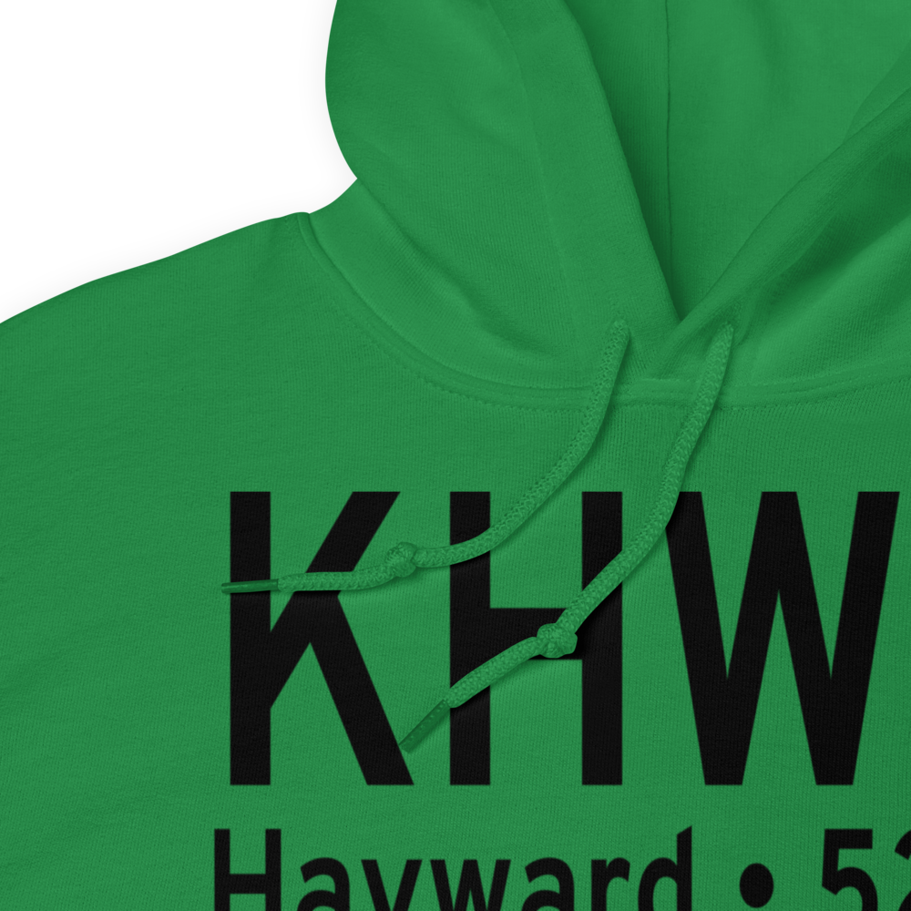 Hayward Executive Airport (KHWD) ICAO Hoodie Sweatshirt 