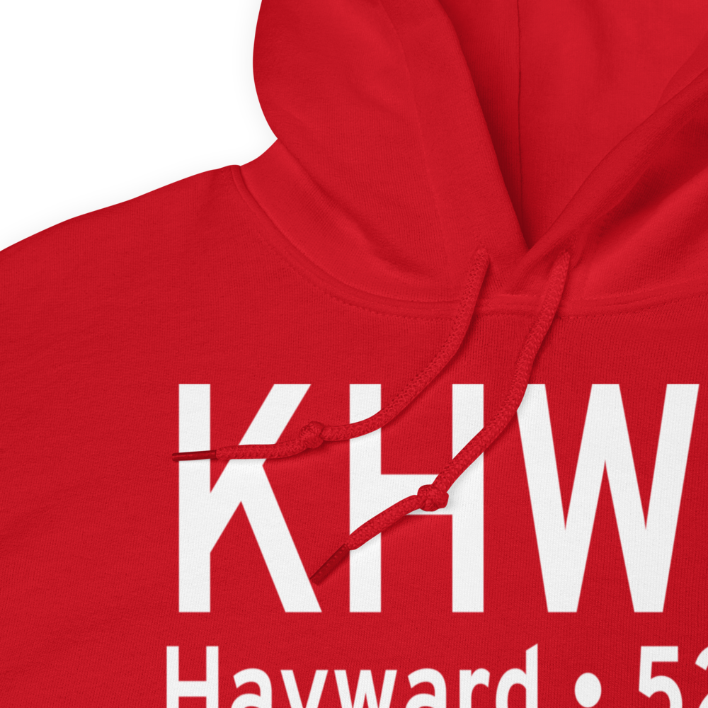Hayward Executive Airport (KHWD) ICAO Hoodie Sweatshirt 