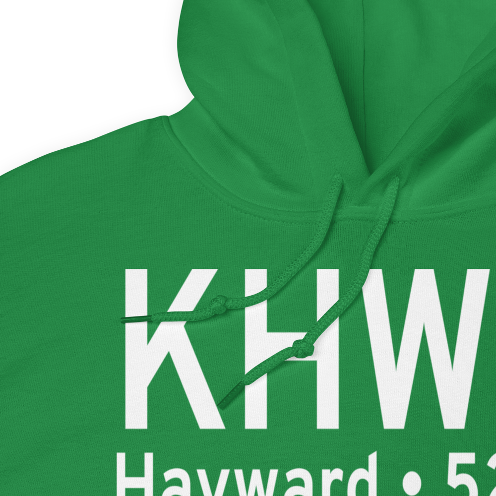 Hayward Executive Airport (KHWD) ICAO Hoodie Sweatshirt 
