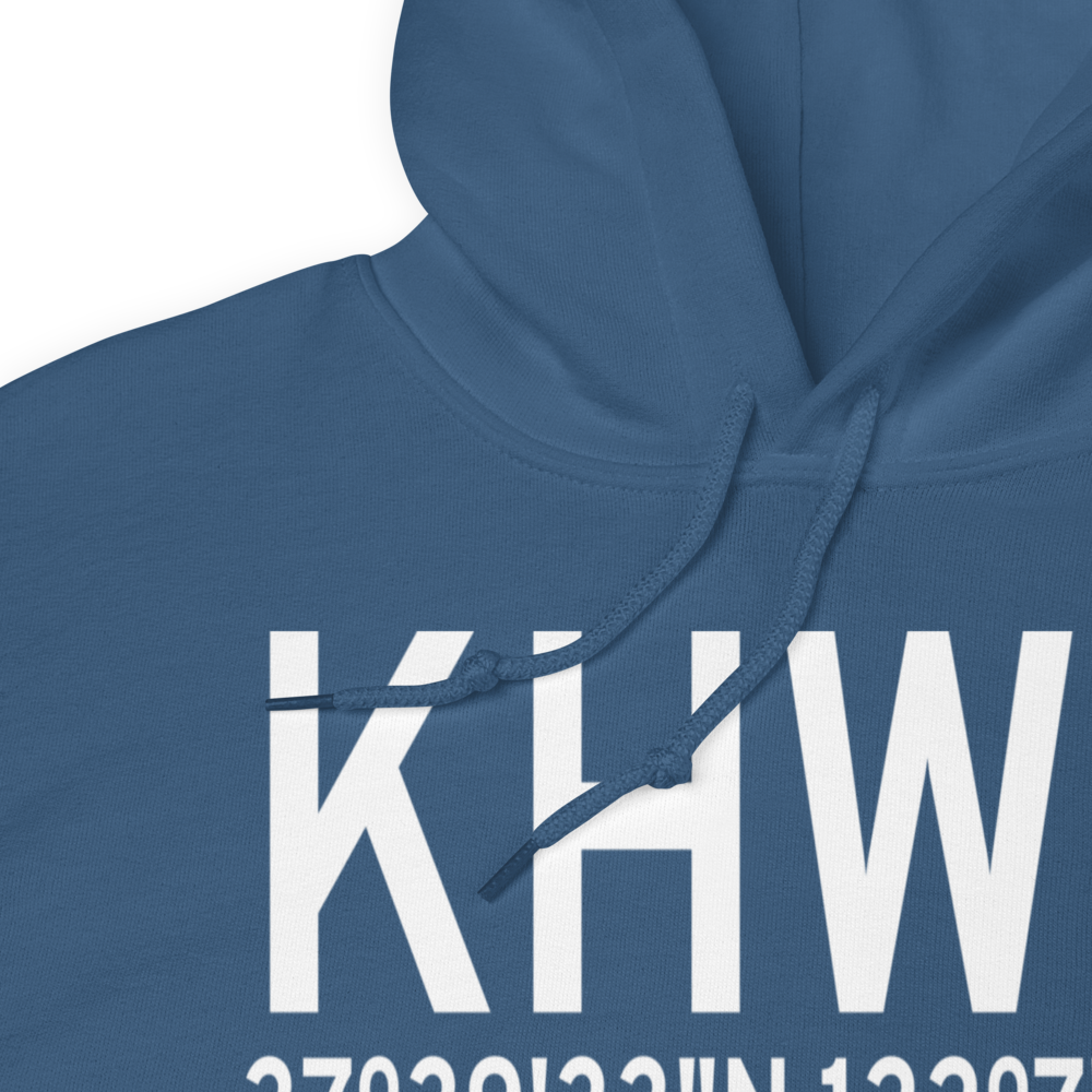 Hayward Executive Airport (KHWD) ICAO Hoodie Sweatshirt 