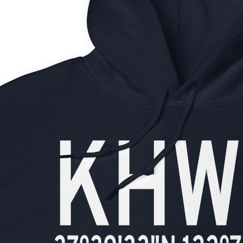 Hayward Executive Airport (KHWD) ICAO Hoodie Sweatshirt 