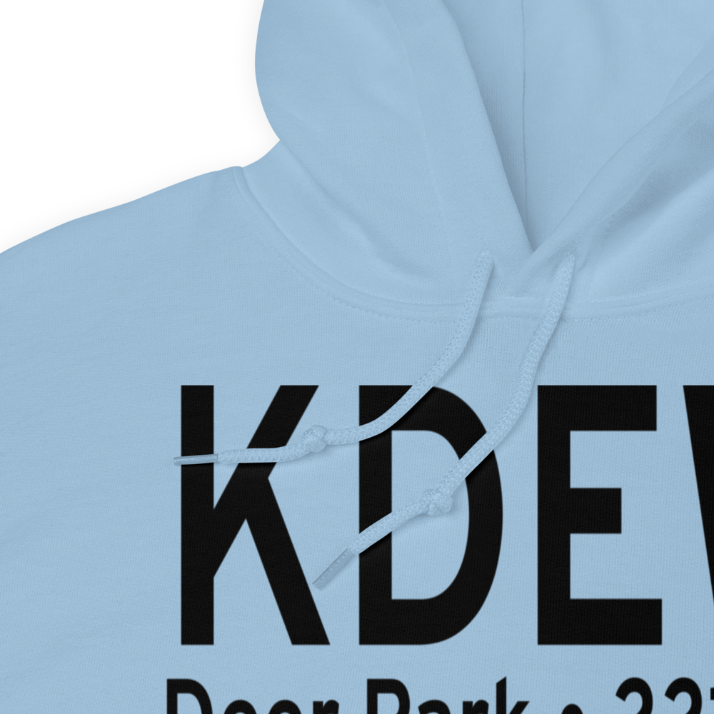 Deer Park Airport (KDEW) ICAO Hoodie Sweatshirt 