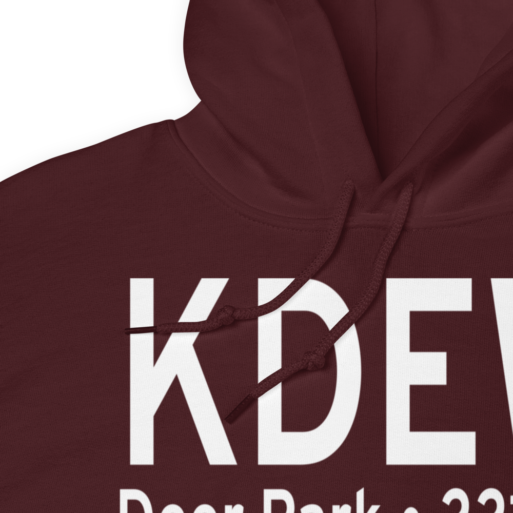 Deer Park Airport (KDEW) ICAO Hoodie Sweatshirt 