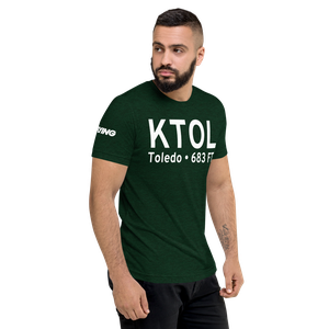 Toledo Express Airport (KTOL) ICAO Tri-blend T-Shirt