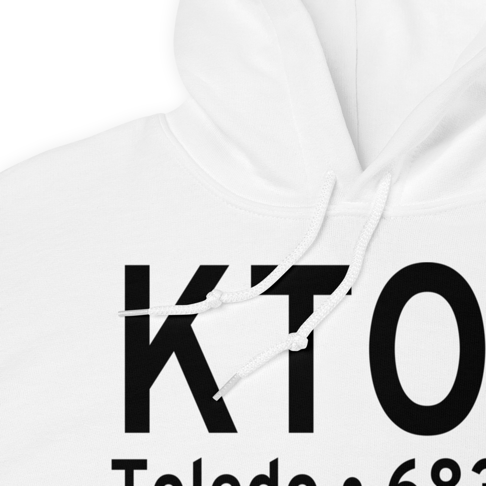 Toledo Express Airport (KTOL) ICAO Hoodie Sweatshirt 