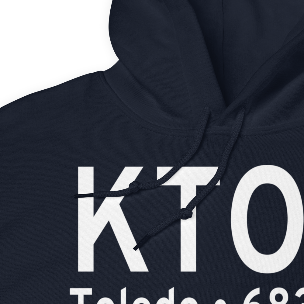 Toledo Express Airport (KTOL) ICAO Hoodie Sweatshirt 