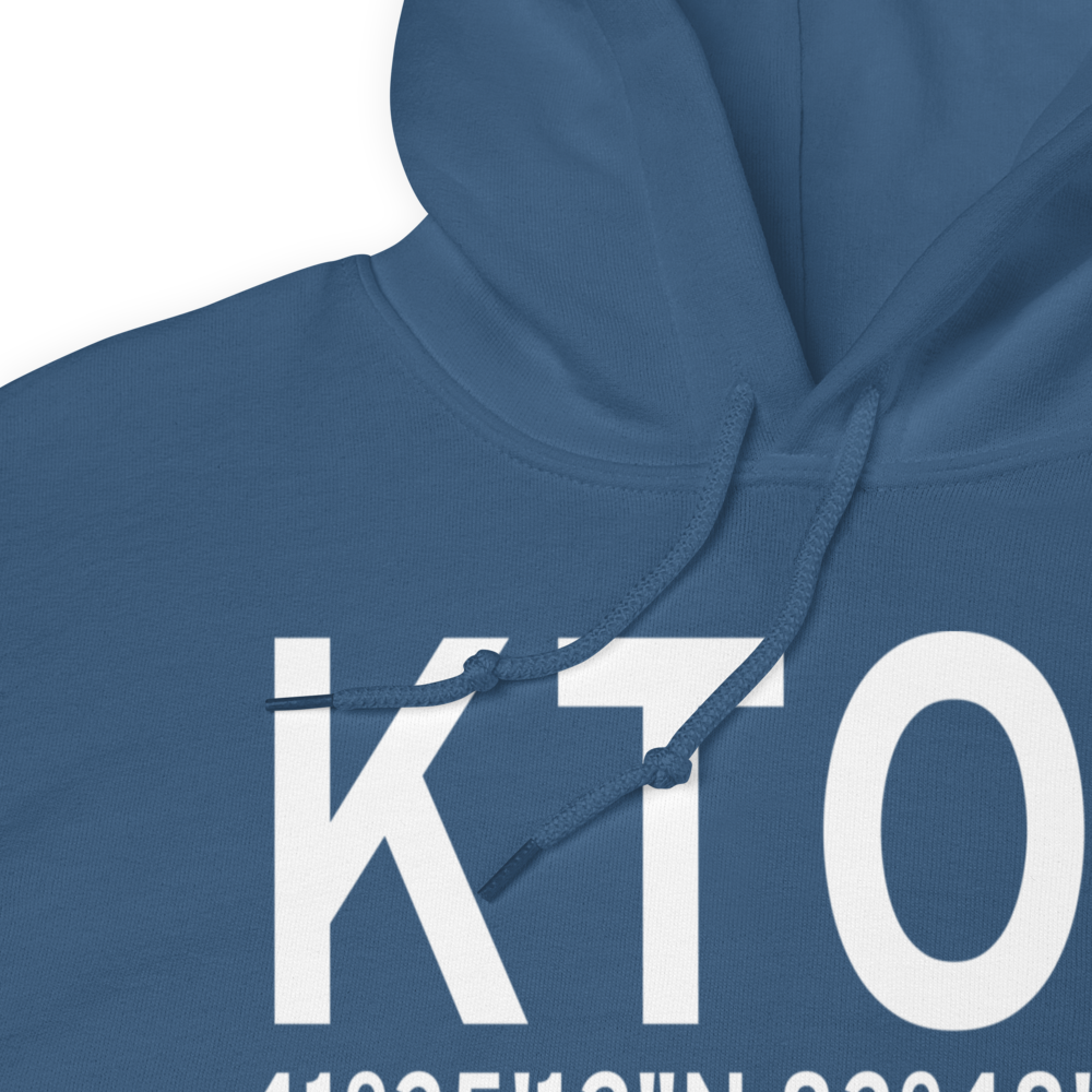 Toledo Express Airport (KTOL) ICAO Hoodie Sweatshirt 