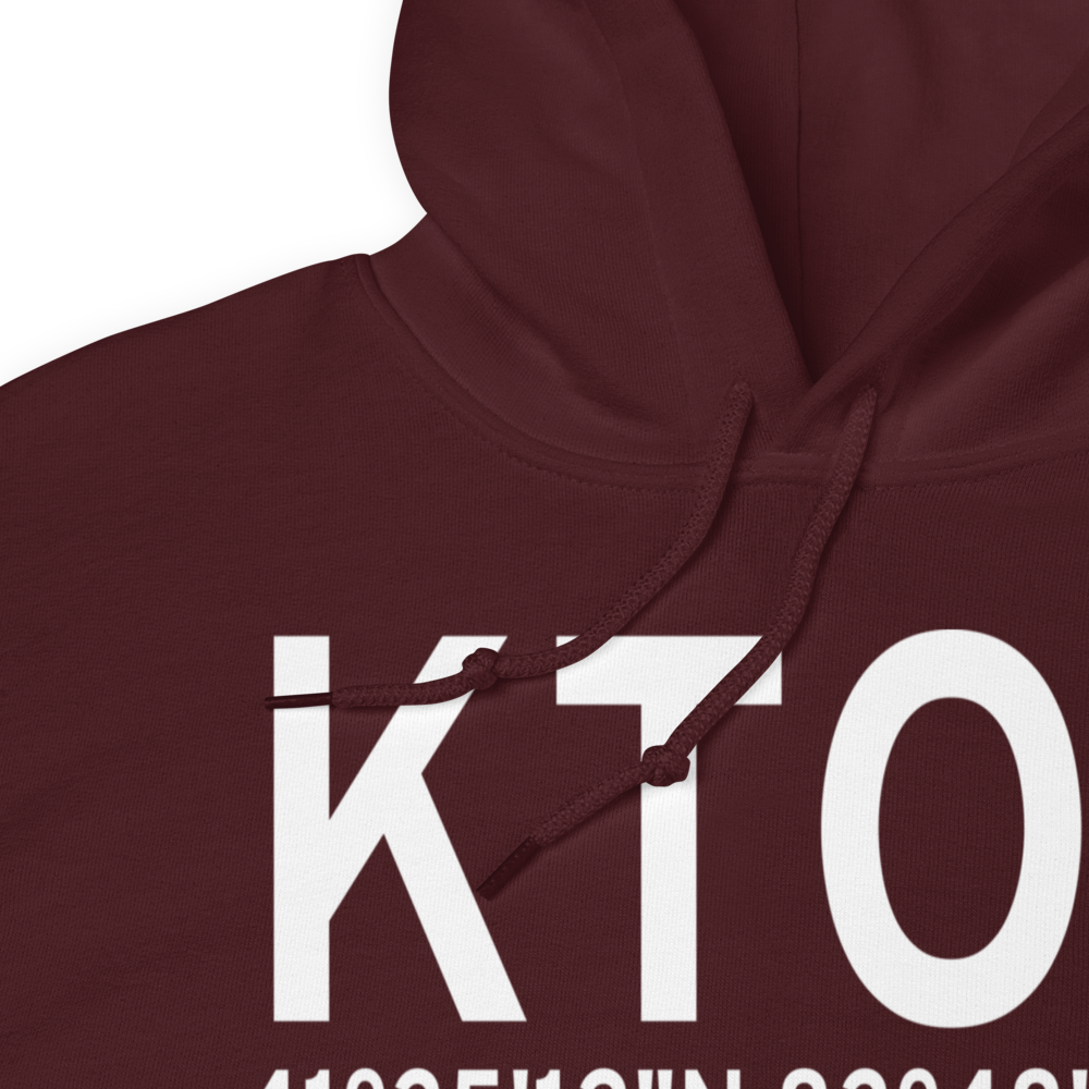 Toledo Express Airport (KTOL) ICAO Hoodie Sweatshirt 