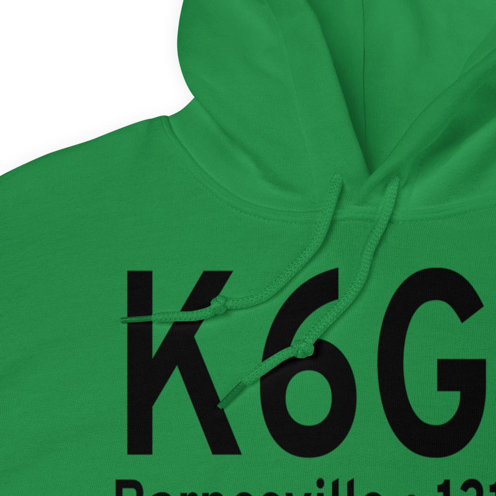 Barnesville Bradfield Airport (K6G5) ICAO Hoodie Sweatshirt 