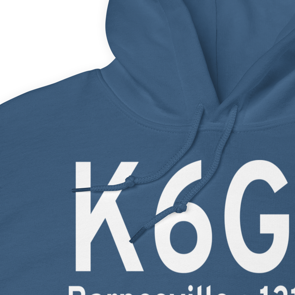 Barnesville Bradfield Airport (K6G5) ICAO Hoodie Sweatshirt 