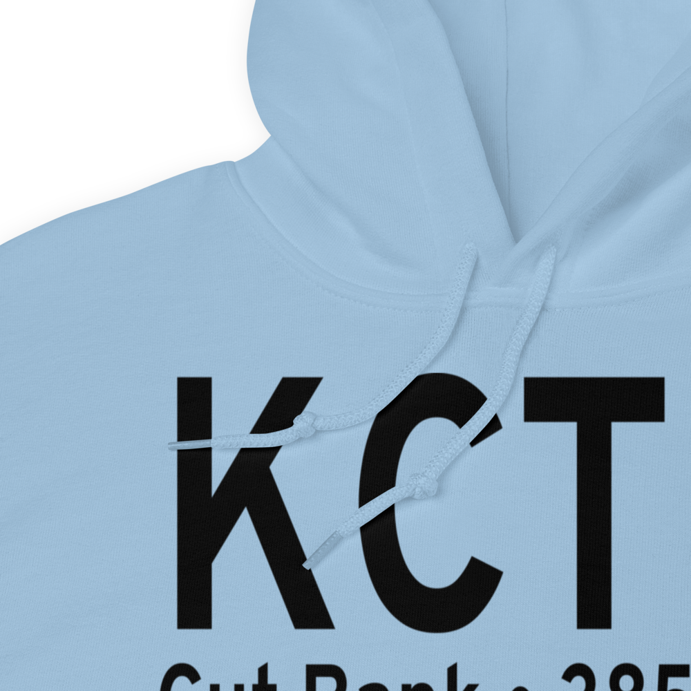 Cut Bank International Airport (KCTB) ICAO Hoodie Sweatshirt 