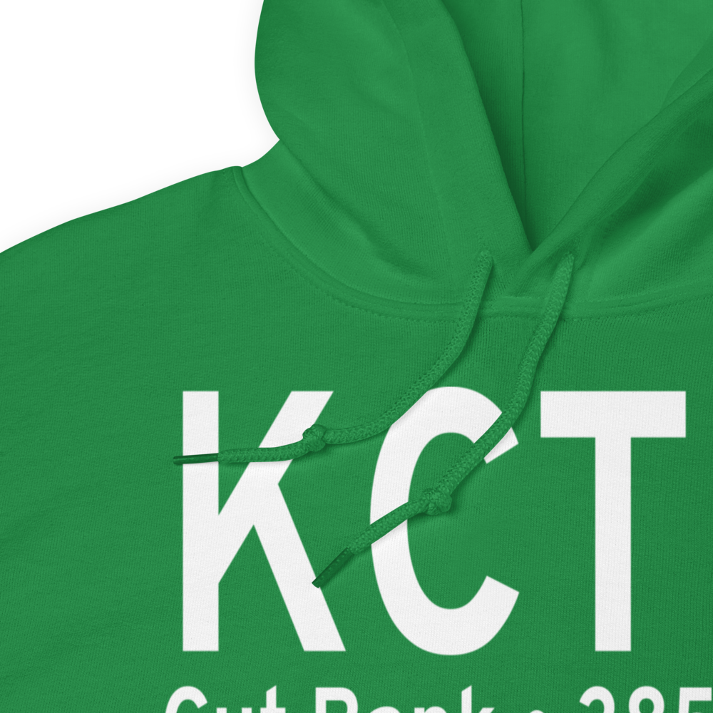 Cut Bank International Airport (KCTB) ICAO Hoodie Sweatshirt 