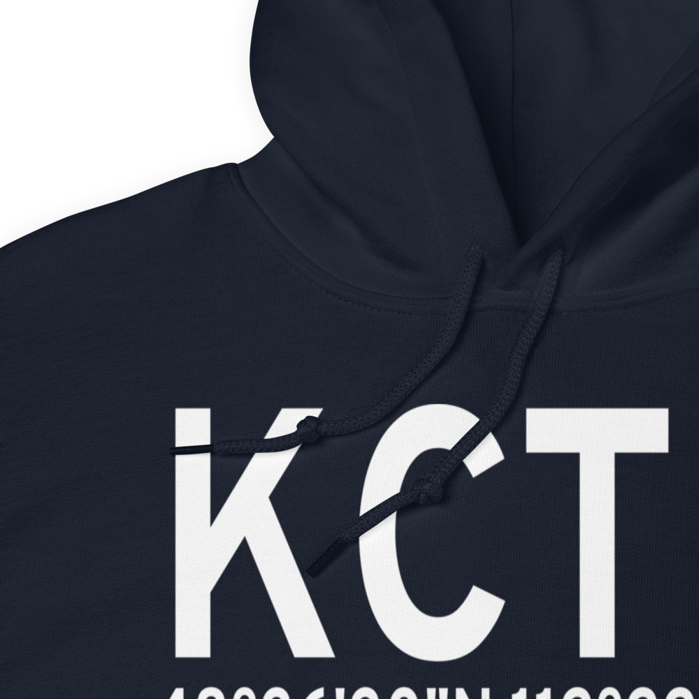 Cut Bank International Airport (KCTB) ICAO Hoodie Sweatshirt 