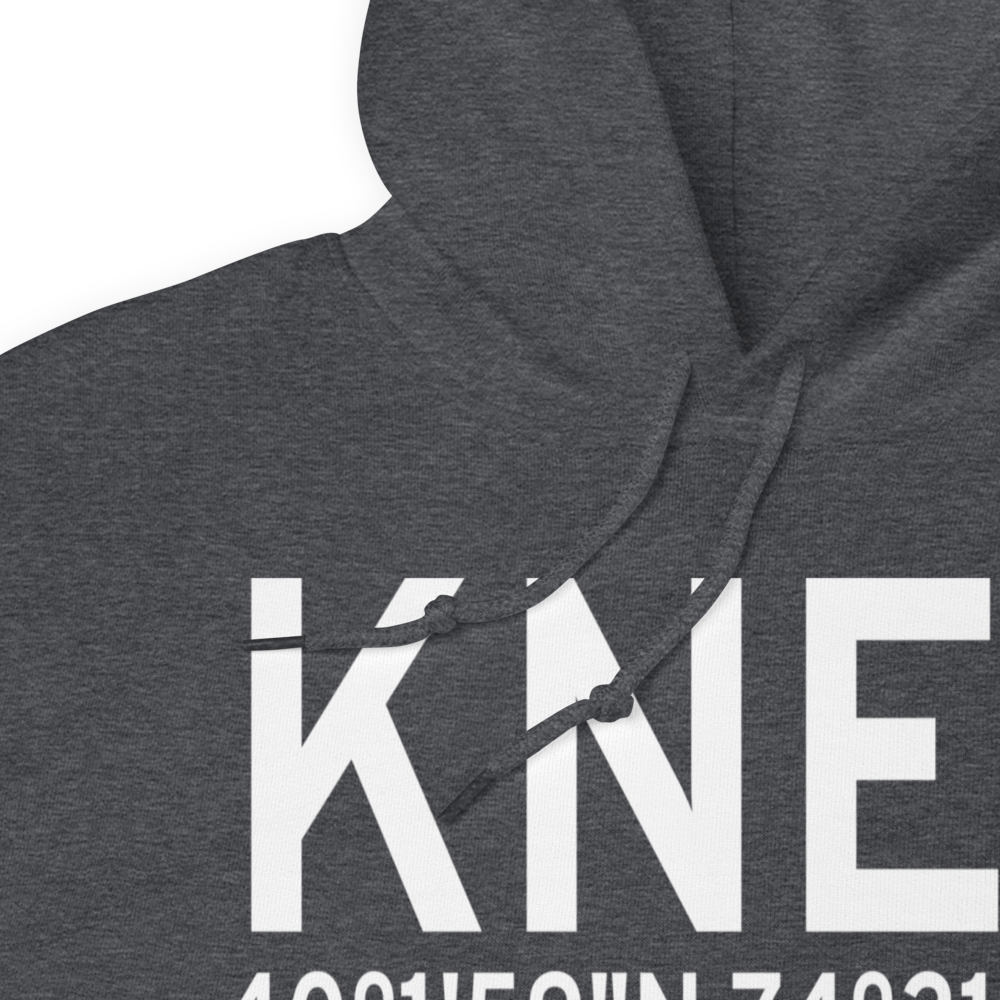 Lakehurst Maxfield Field Airport (KNEL) ICAO Hoodie Sweatshirt 