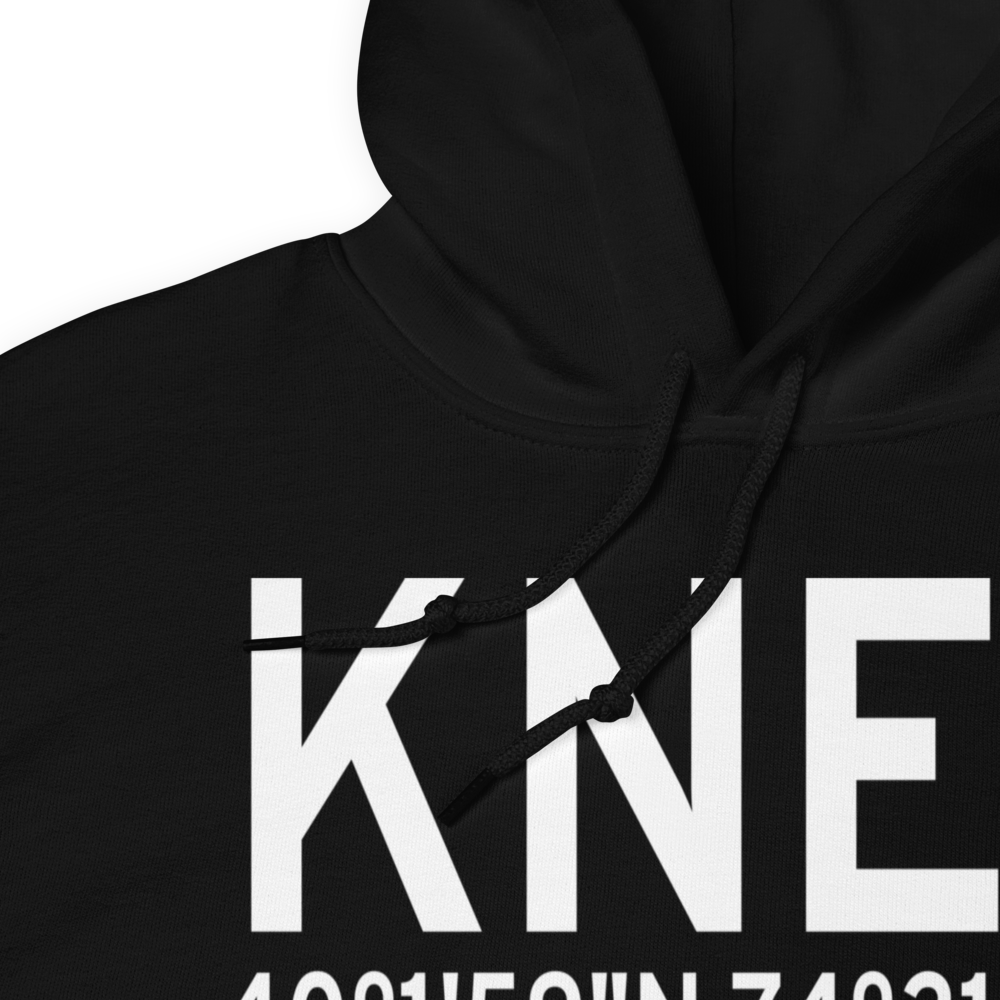 Lakehurst Maxfield Field Airport (KNEL) ICAO Hoodie Sweatshirt 