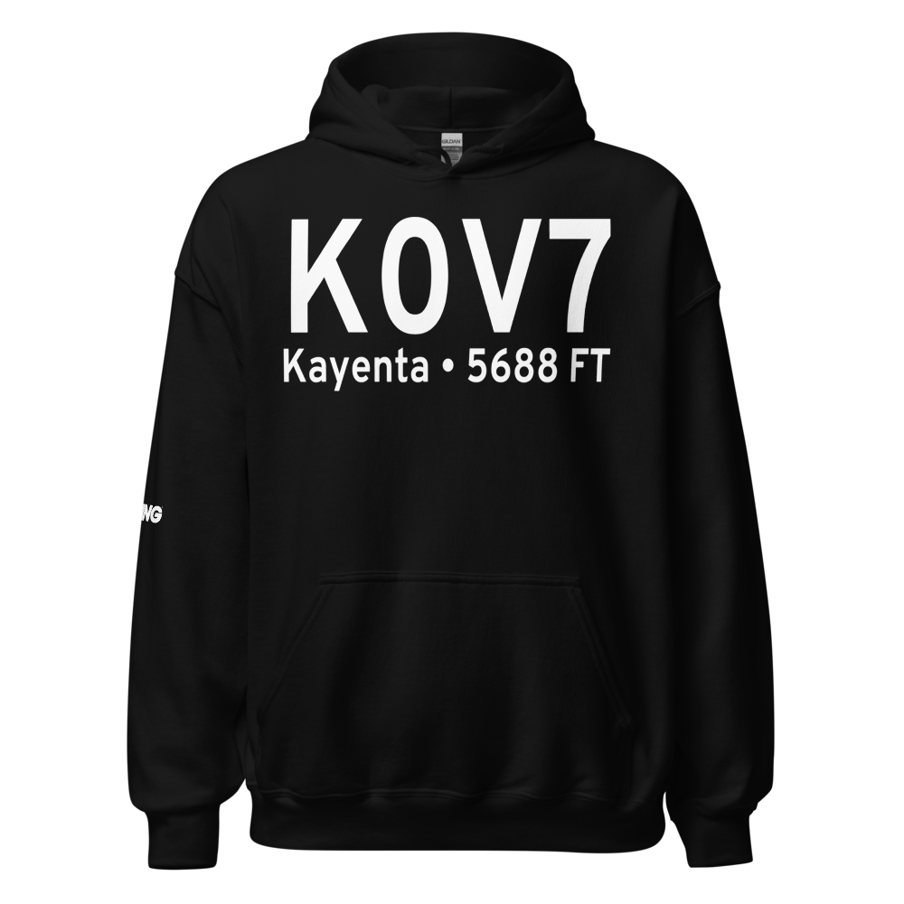 Kayenta Airport (K0V7) ICAO Hoodie Sweatshirt 