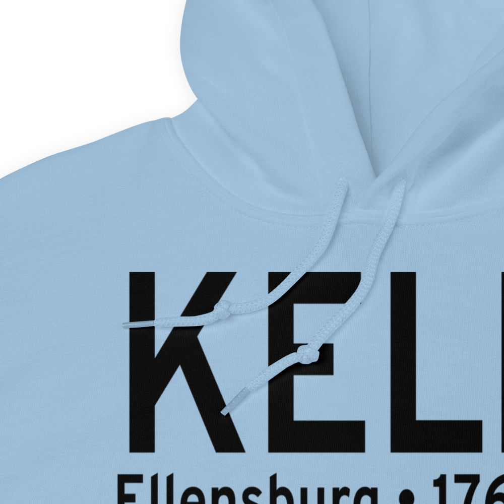 Bowers Field (KELN) ICAO Hoodie Sweatshirt 