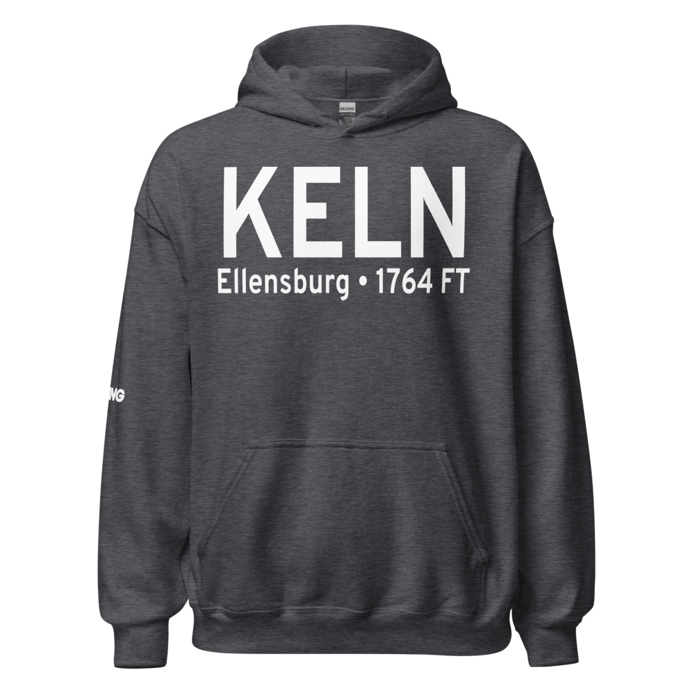 Bowers Field (KELN) ICAO Hoodie Sweatshirt 