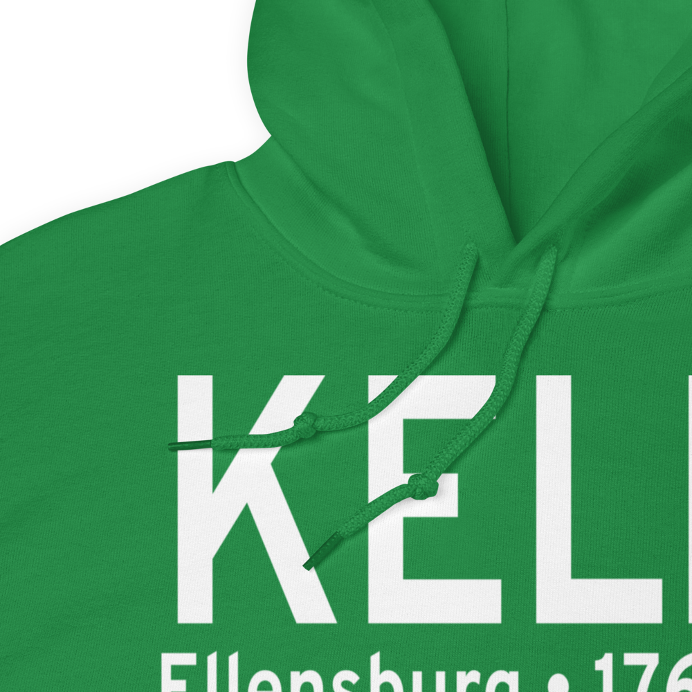 Bowers Field (KELN) ICAO Hoodie Sweatshirt 
