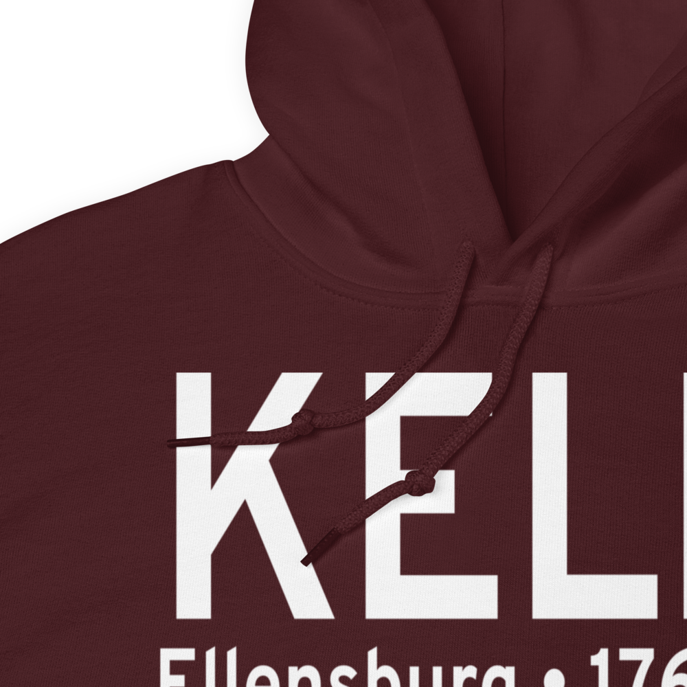 Bowers Field (KELN) ICAO Hoodie Sweatshirt 