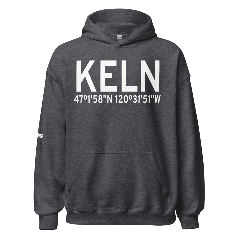 Bowers Field (KELN) ICAO Hoodie Sweatshirt 