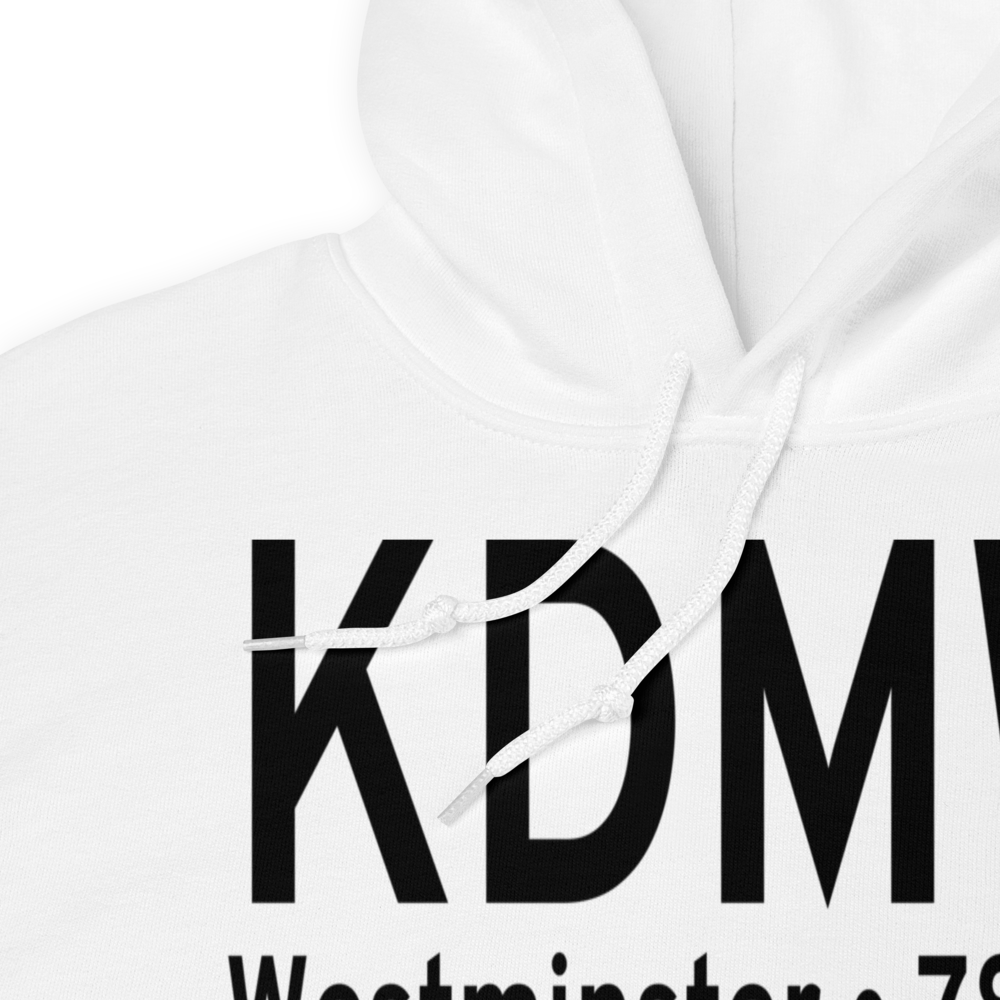 Carroll County Regional Jack B Poage Field (KDMW) ICAO Hoodie Sweatshirt 