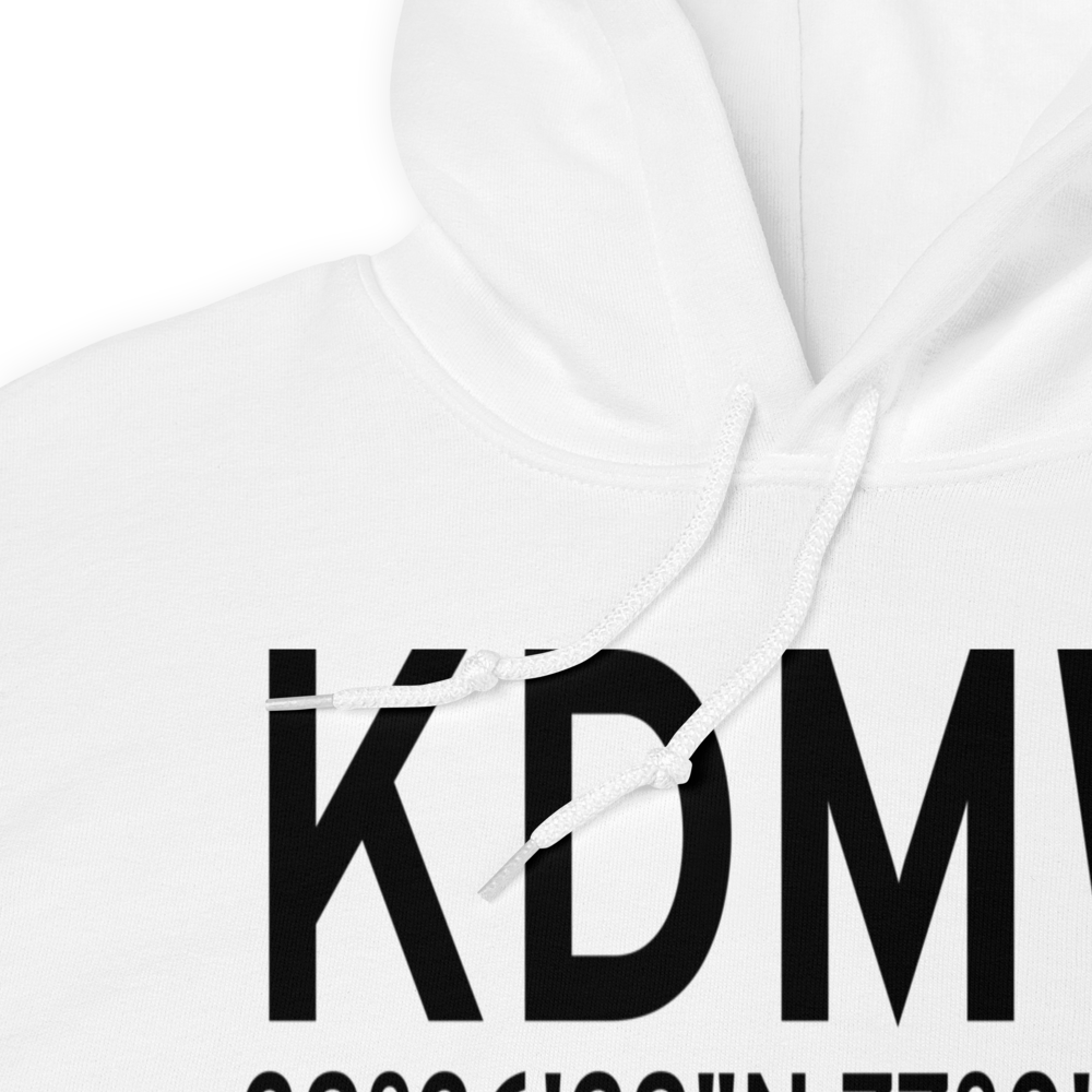 Carroll County Regional Jack B Poage Field (KDMW) ICAO Hoodie Sweatshirt 