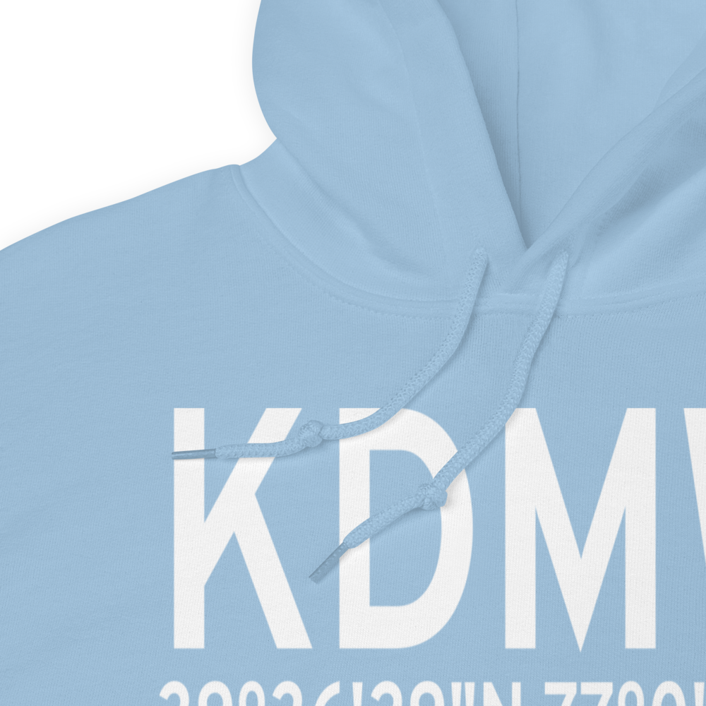 Carroll County Regional Jack B Poage Field (KDMW) ICAO Hoodie Sweatshirt 