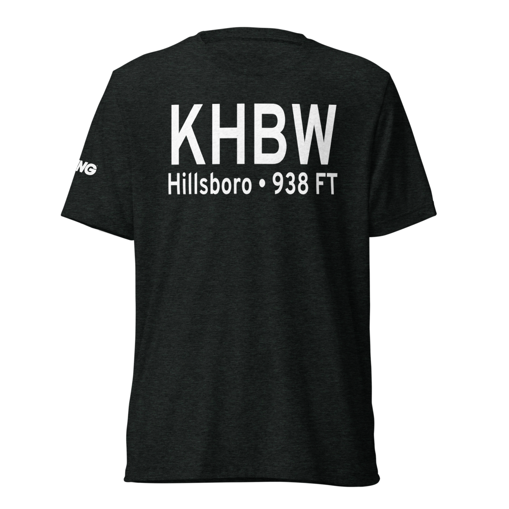 Joshua Sanford Field (KHBW) ICAO Tri-blend T-Shirt 