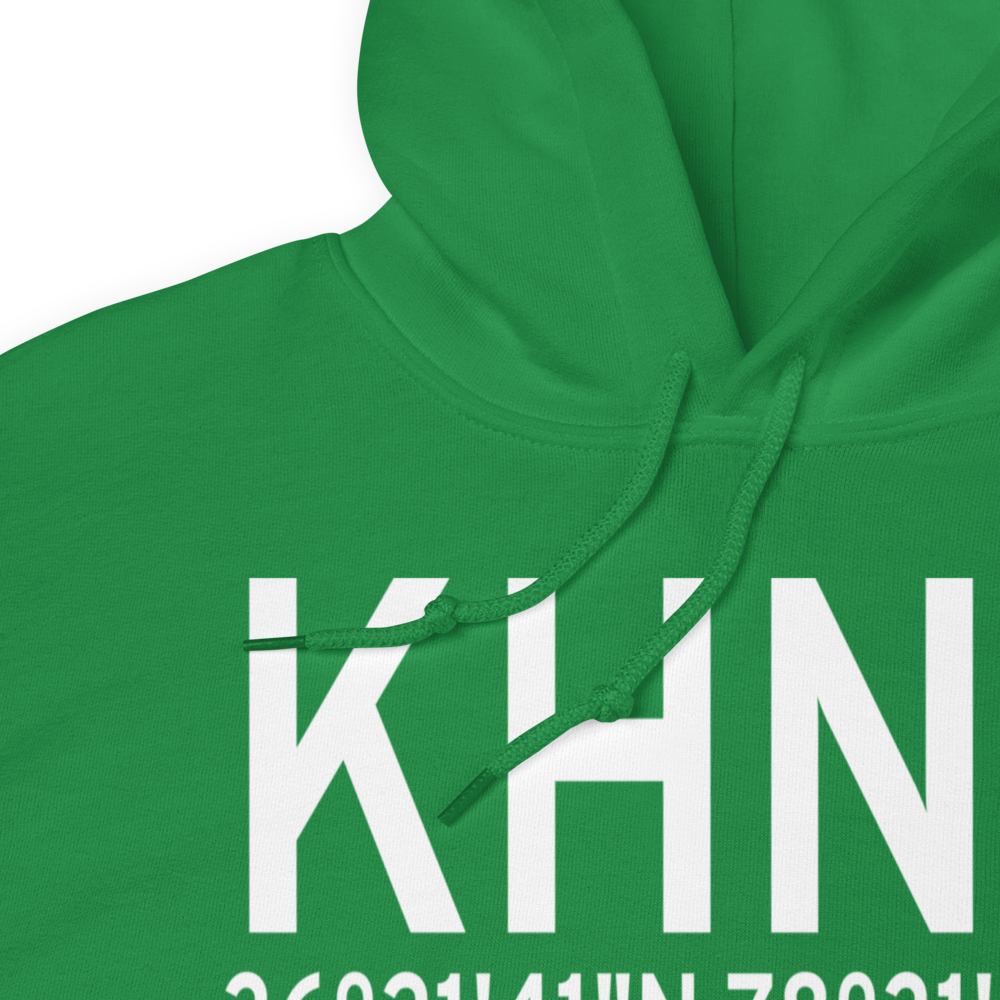 Henderson Oxford Airport (KHNZ) ICAO Hoodie Sweatshirt 