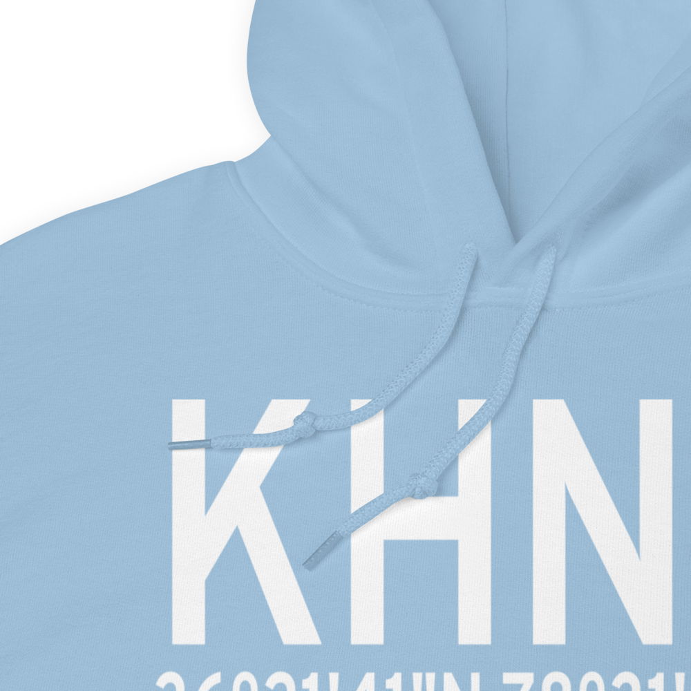 Henderson Oxford Airport (KHNZ) ICAO Hoodie Sweatshirt 