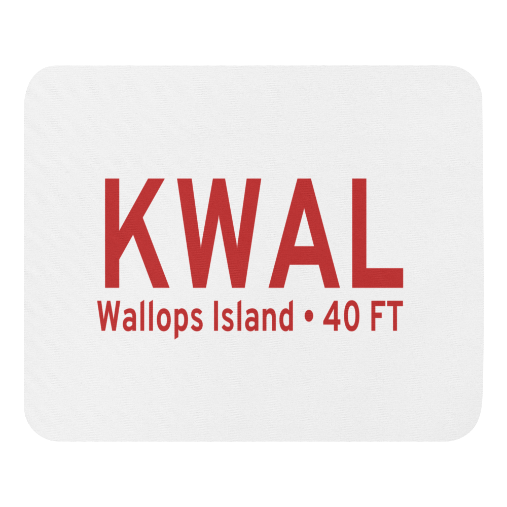 Wallops Flight Facility Airport (KWAL) ICAO  Mouse Pad 