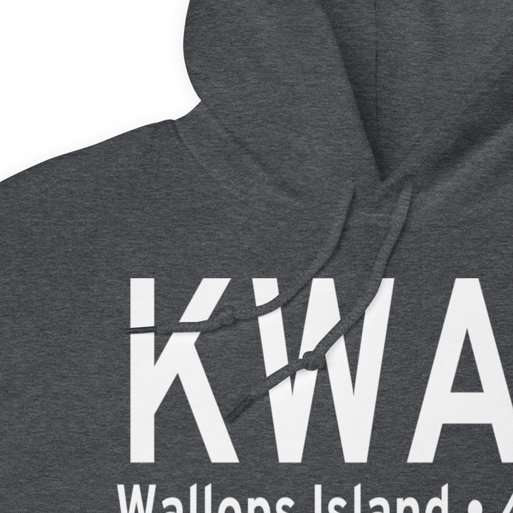 Wallops Flight Facility Airport (KWAL) ICAO Hoodie Sweatshirt 