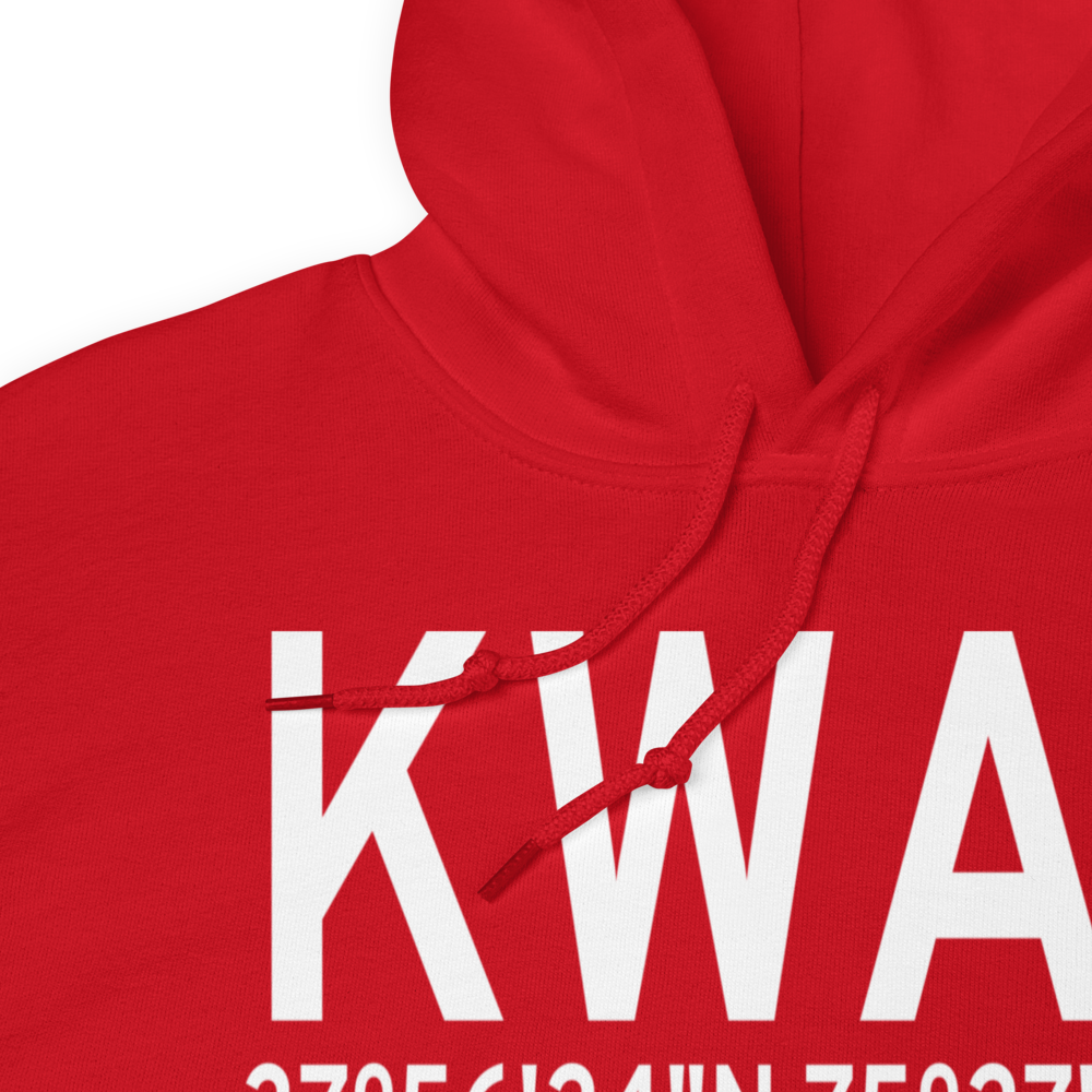 Wallops Flight Facility Airport (KWAL) ICAO Hoodie Sweatshirt 