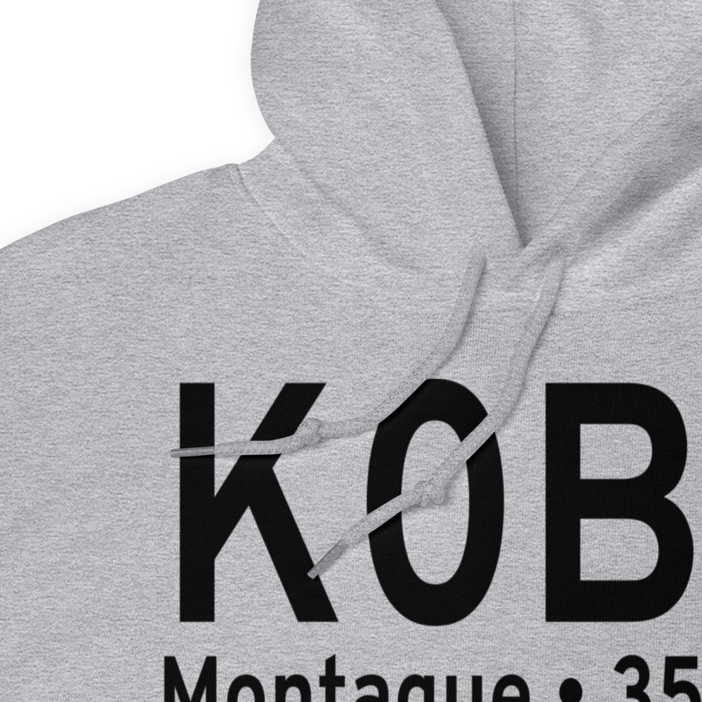 Turners Falls Airport (K0B5) ICAO Hoodie Sweatshirt 