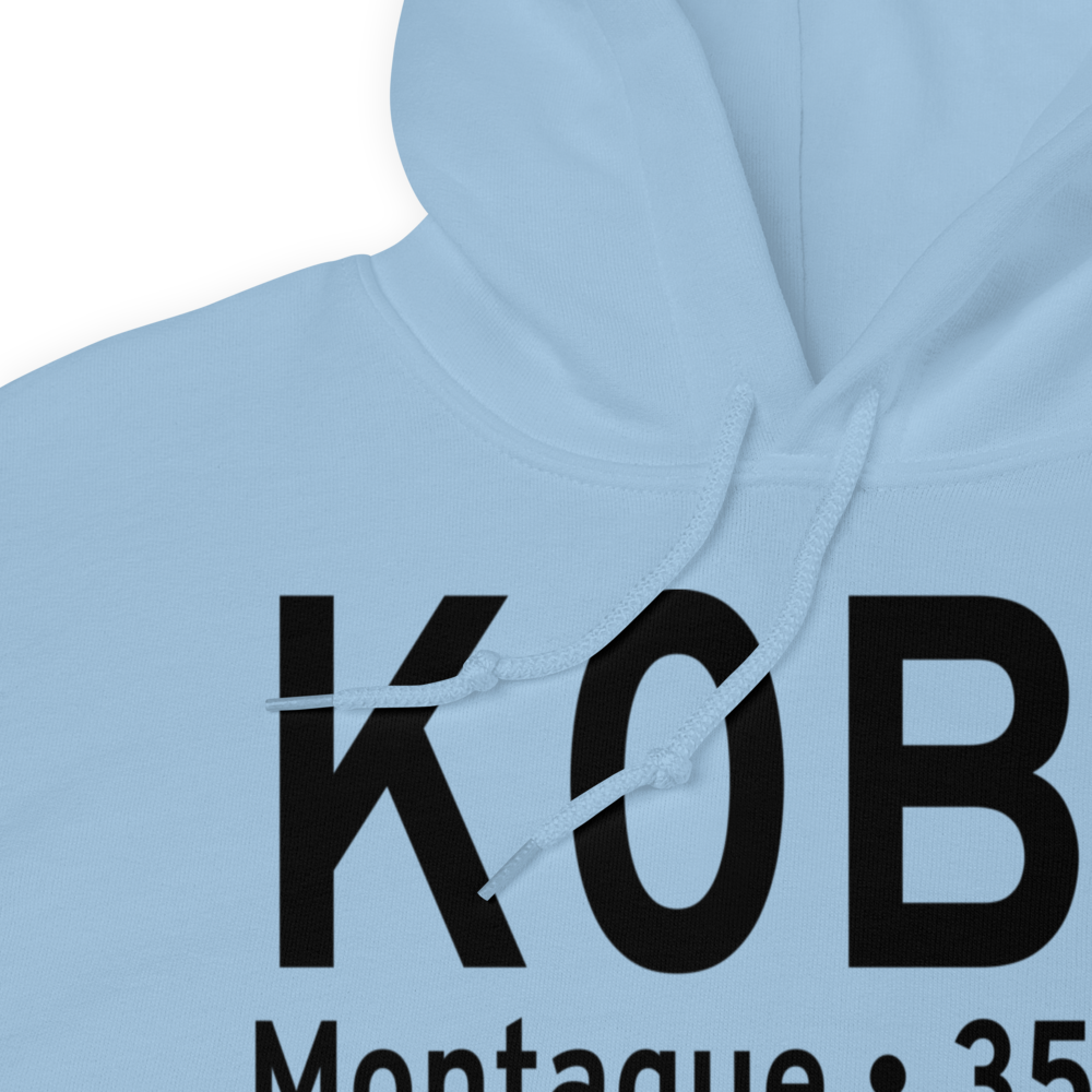 Turners Falls Airport (K0B5) ICAO Hoodie Sweatshirt 