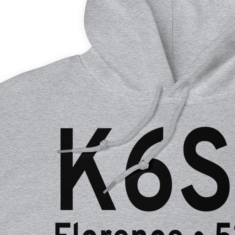 Florence Municipal Airport (K6S2) ICAO Hoodie Sweatshirt 
