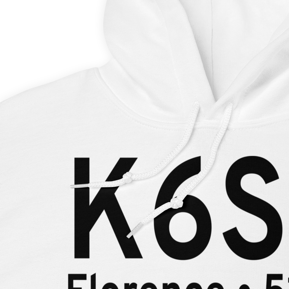 Florence Municipal Airport (K6S2) ICAO Hoodie Sweatshirt 