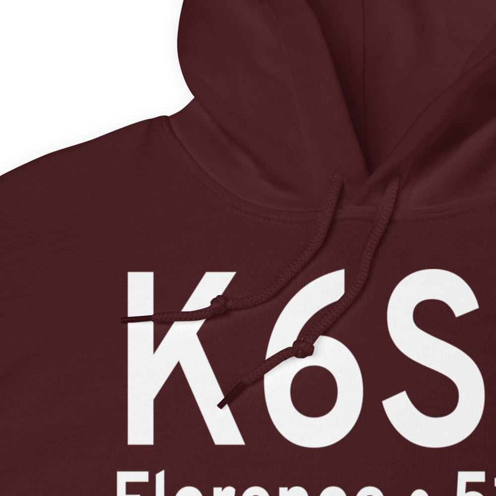 Florence Municipal Airport (K6S2) ICAO Hoodie Sweatshirt 