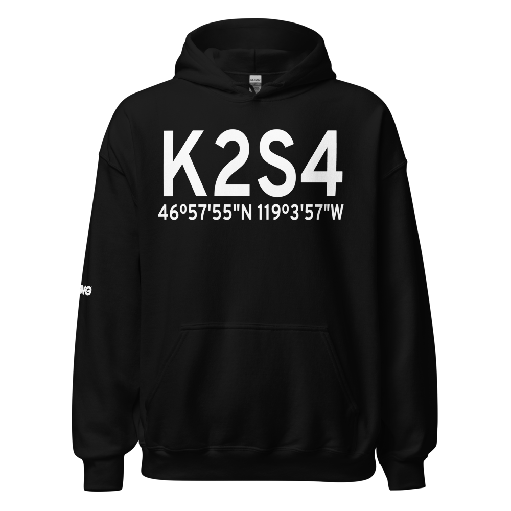 Warden Airport (K2S4) ICAO Hoodie Sweatshirt 