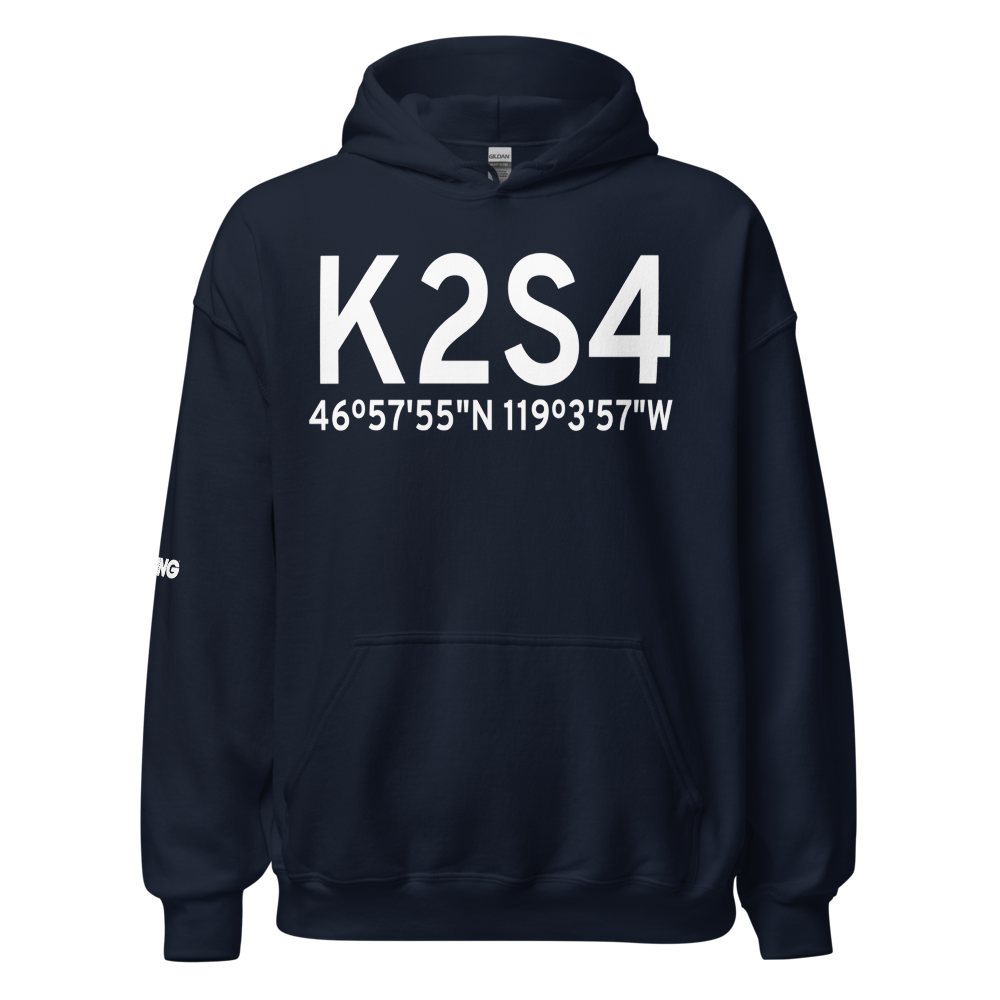 Warden Airport (K2S4) ICAO Hoodie Sweatshirt 