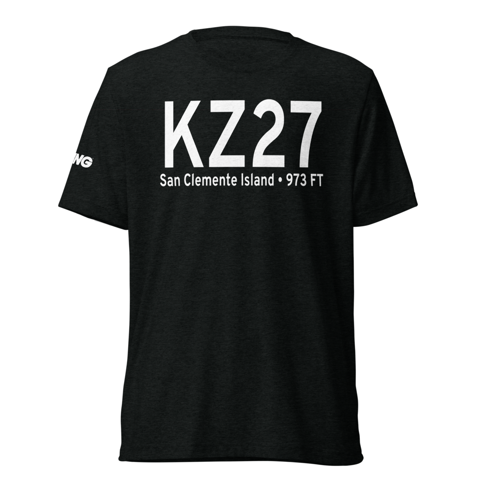 Pyramid Head Helipad (KZ27) ICAO Tri-blend T-Shirt 