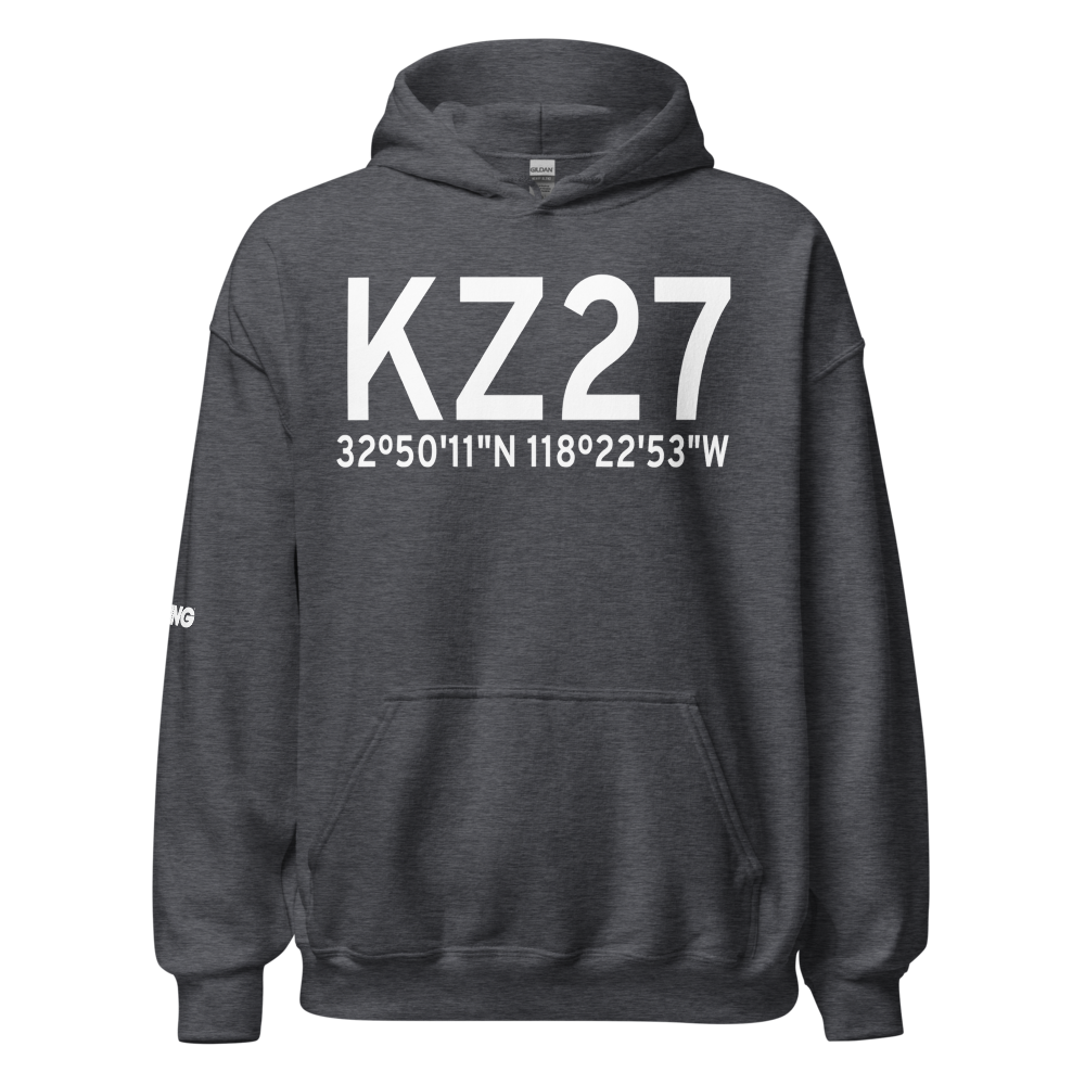 Pyramid Head Helipad (KZ27) ICAO Hoodie Sweatshirt 