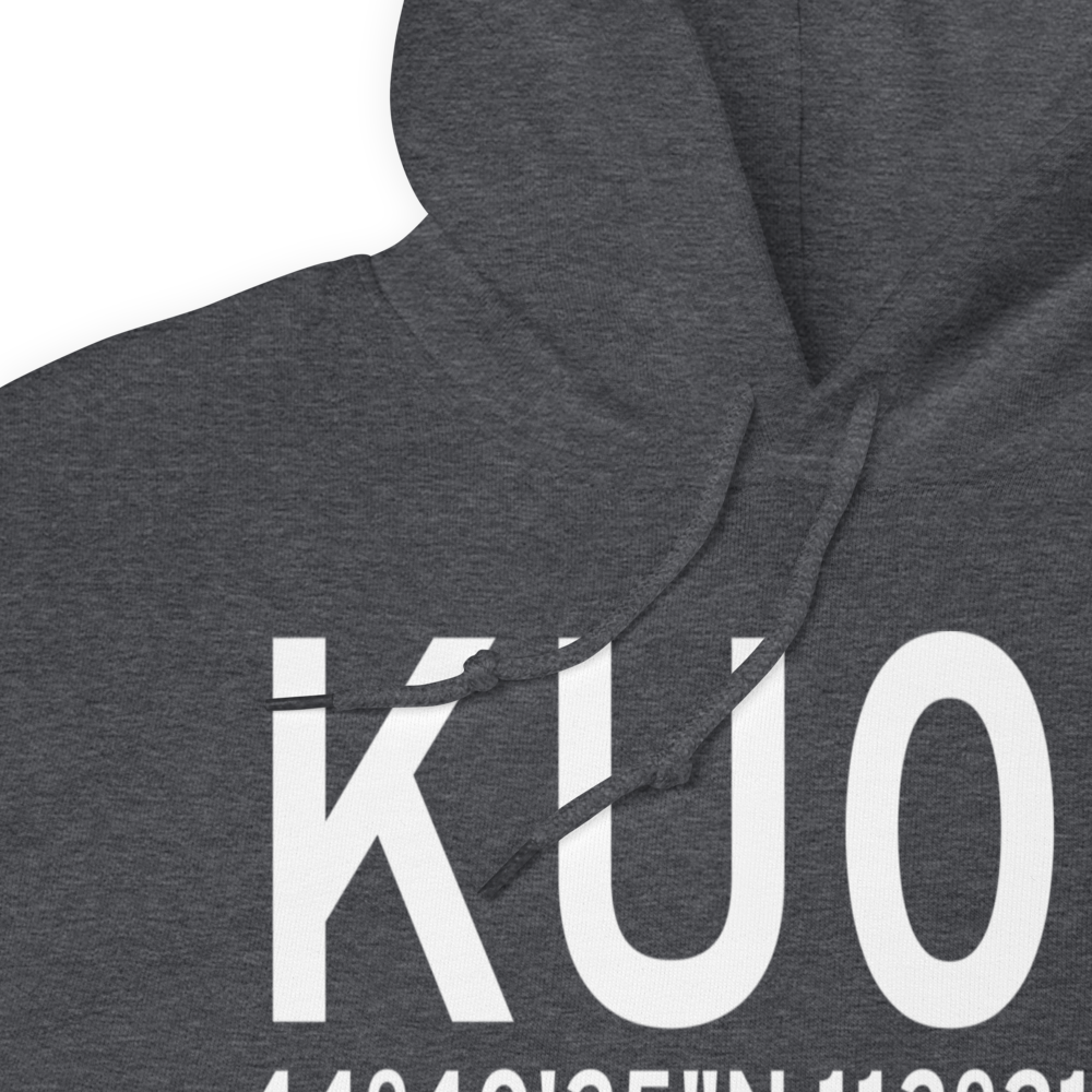 Leadore Airport (KU00) ICAO Hoodie Sweatshirt 