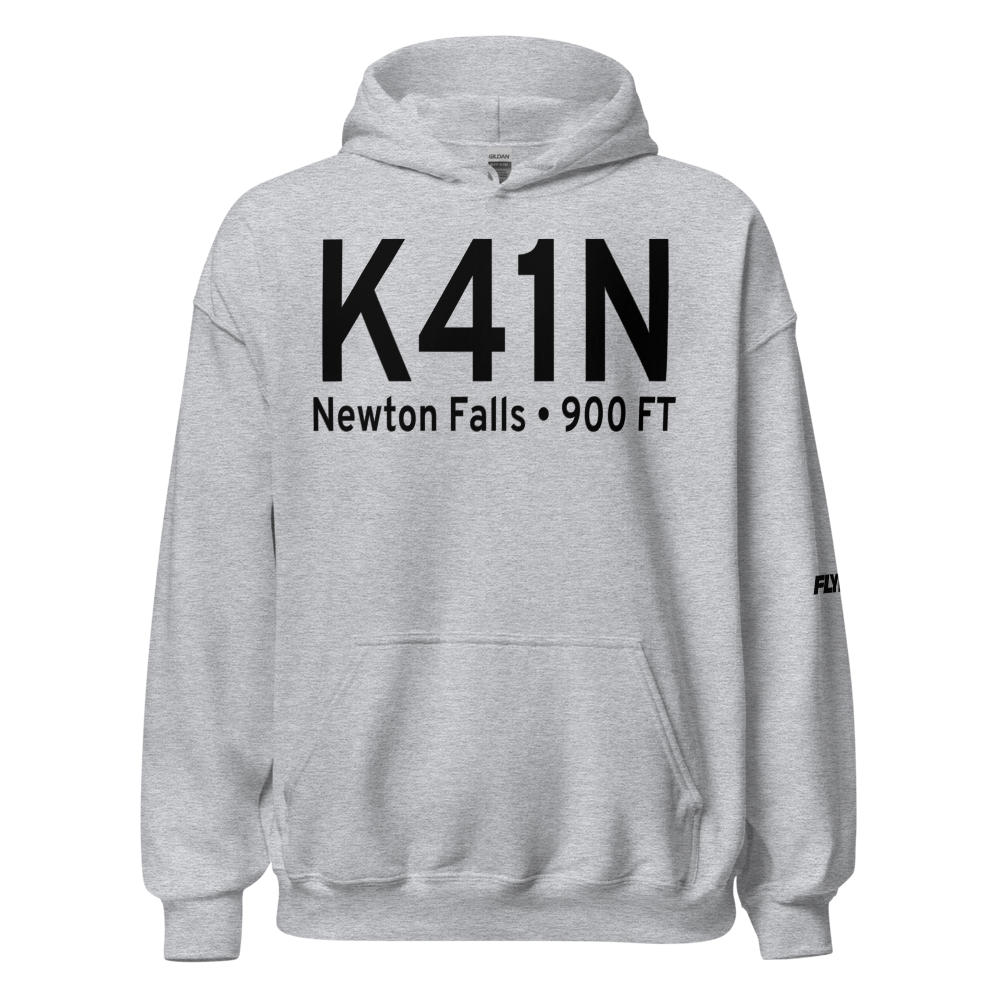 Braceville Airport (K41N) ICAO Hoodie Sweatshirt 