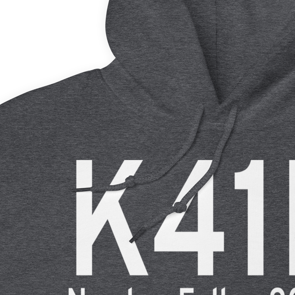 Braceville Airport (K41N) ICAO Hoodie Sweatshirt 