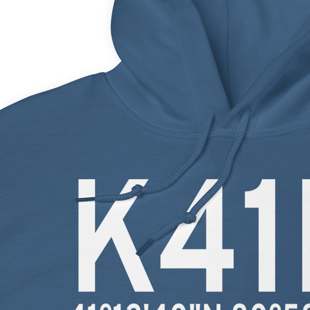 Braceville Airport (K41N) ICAO Hoodie Sweatshirt 