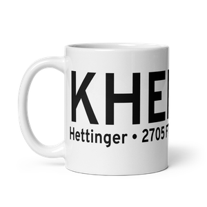 Hettinger Municipal Airport (KHEI) ICAO Mug