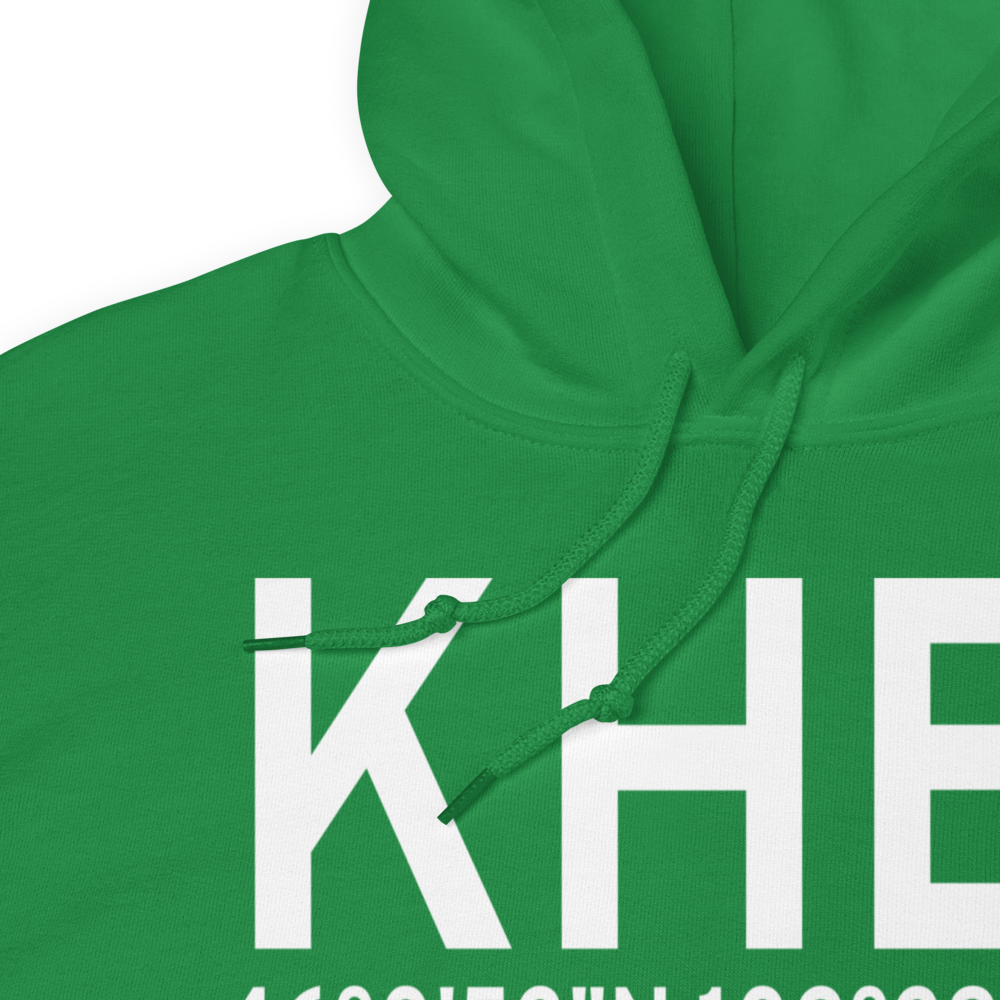 Hettinger Municipal Airport (KHEI) ICAO Hoodie Sweatshirt 