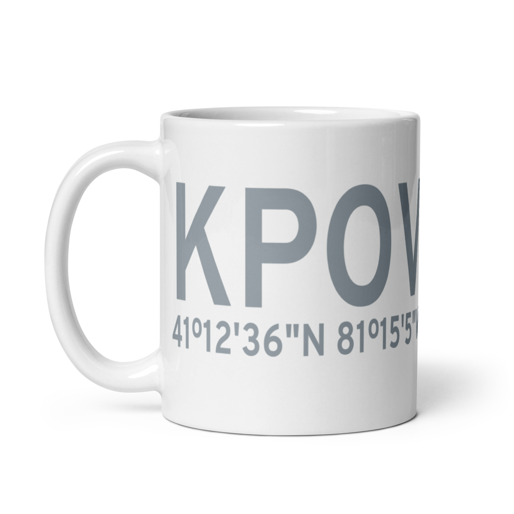 Portage County Airport (KPOV) ICAO Mug 